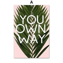 Load image into Gallery viewer, Tropical Cactus Monstera Palm Leaf Plant Wall Art Canvas Painting Nordic Posters And Prints Wall Pictures For Living Room Decor - SallyHomey Life&#39;s Beautiful