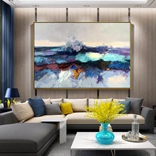 Load image into Gallery viewer, 100% Hand Painted Abstract Colour Landscape Painting On Canvas Wall Art Frameless Picture Decoration For Live Room Home Decor