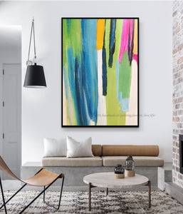 Abstract modern oil paintings on canvas decorative wall painting laminas de cuadros pared room decoration bedroom living room - SallyHomey Life's Beautiful