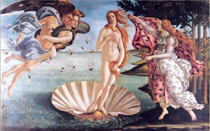 Classic Famous Painting Botticelli's Birth of Venus Poster Print on Canvas Wall Art Painting for Living Room Home Decor No Frame - SallyHomey Life's Beautiful