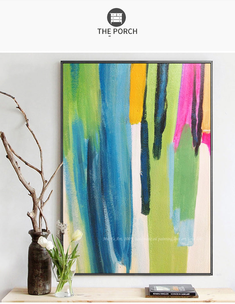 Abstract modern oil paintings on canvas decorative wall painting laminas de cuadros pared room decoration bedroom living room - SallyHomey Life's Beautiful