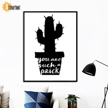 Load image into Gallery viewer, Tropical Cactus Pineapple Black White Wall Art Print Canvas Painting Nordic Posters And Prints Wall Pictures For Living Room - SallyHomey Life&#39;s Beautiful
