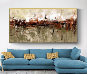Oil painting on canvas handmade modern abstract painting cuadros decoracion salon decorative pictures for living room wall large - SallyHomey Life's Beautiful
