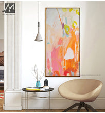 Load image into Gallery viewer, Oil painting on canvas handmade watercolor cuadros decoracion salon moderno nordic decoration home wall pictures for living room - SallyHomey Life&#39;s Beautiful