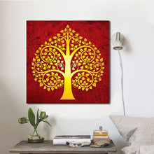 Load image into Gallery viewer, Modern Buddhism Posters and Print Wall Art Canvas Painting Abstract Golden Linden Decorative Painting for Living Room Home Decor - SallyHomey Life&#39;s Beautiful