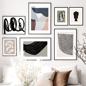 Abstract Girl Vintage Poster Minimalist Wall Art Canvas Painting Nordic Posters And Prints Wall Pictures For Living Room Decor - SallyHomey Life's Beautiful