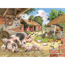 Load image into Gallery viewer, DIY 5D Diamond Painting Pig Animal Cross Stitch Diamond Embroidery Full Round Drill Mosaic Rhinestone Kid Gift Farm Pigs Decor