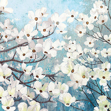 Load image into Gallery viewer, 100% Hand Painted White Flower Trees Oil Painting On Canvas Wall Art Frameless Picture Decoration For Live Room Home Decor Gift