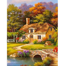 Load image into Gallery viewer, DIY Scenery 5D Diamond Painting Forest Home Cross Stitch Landscape Diamond Embroidery Full Round Drill Wall Art  Home Decor Gift - SallyHomey Life&#39;s Beautiful