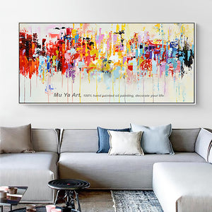 Famous tableau peinture acrylic painting abstract canvas art rectangle modern hand painted canvas oil paintings reproduction - SallyHomey Life's Beautiful