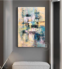 Load image into Gallery viewer, Original tableau peinture sur toile cuadros decorativos dormitorio vintage abstract art customized size canvas wall art decor - SallyHomey Life&#39;s Beautiful