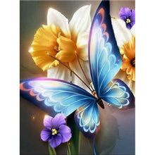 Load image into Gallery viewer, DIY 5D Diamond Painting Flower Butterfly Diamond Embroidery Animal Cross Stitch Full Round Drill Rhinestone Decor Home Art Wall