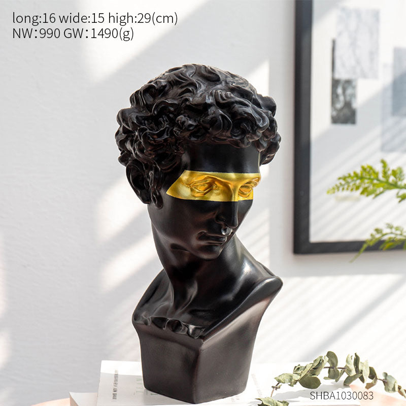 Home Decoration Accessories David People Resin Statue Europe Abstract Sculpture Statues For Decoration Modern Art Home Decorate