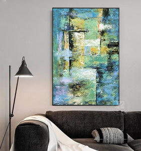 Modern oil painting abstract cuadros para el hogar para la sala canvas pictures decoration living room large vintage home decor - SallyHomey Life's Beautiful