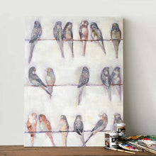 Load image into Gallery viewer, 100% Hand Painted Abstract Birds Art Oil Painting On Canvas Wall Art Frameless Picture Decoration For Live Room Home Decor Gift