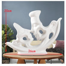 Load image into Gallery viewer, Modern Ceramic White Black Kissing Couple Ornaments Hotel Living room Table Lover Figurines Crafts Home Furnishing Decoration