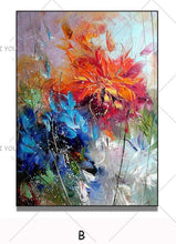 Load image into Gallery viewer, Abstract Wall Art Handpainted Oil Painting Beautiful Abstract Oil Paintings on Canvas Modern Art flower Pictures Home Decoration - SallyHomey Life&#39;s Beautiful