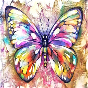 DIY 5D Diamond Painting Cross Stitch Butterfly&Flowers Diamond Embroidery Full Round Drill Home Decor Wall Art