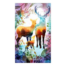 Load image into Gallery viewer, 100% Hand Painted Abstract Milu Deer Art Oil Painting On Canvas Wall Art Frameless Picture Decoration For Live Room Home Decor
