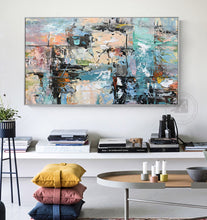 Load image into Gallery viewer, Hand painted oil on canvas painting wall picture decoration living room original wall art  laminas decorativas pared cuadros - SallyHomey Life&#39;s Beautiful
