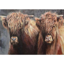 Load image into Gallery viewer, DIY 5D Diamond Painting Animal Highland Cow Diamond Embroidery Cross Stitch Craft Kit Full Round Rhinestone Mosaic Wall Sticker - SallyHomey Life&#39;s Beautiful