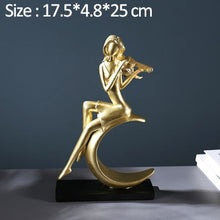 Load image into Gallery viewer, Moon Girl Figure Ballet Dancer Statue Living Room TV Cabinet Decoration Ornaments Birthday Gifts Artware Home Decor Figurines