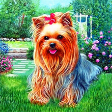 Load image into Gallery viewer, DIY 5D Diamond Painting Dog Animal Pattern Diamond Embroidery Cross Stitch Kits Handmade Full Round Rhinestone Mosaic Decor Art - SallyHomey Life&#39;s Beautiful