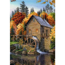 Load image into Gallery viewer, DIY Scenery 5D Diamond Painting Forest Home Cross Stitch Landscape Diamond Embroidery Full Round Drill Wall Art  Home Decor Gift - SallyHomey Life&#39;s Beautiful