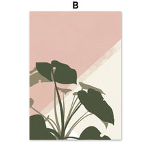 Load image into Gallery viewer, Agave Monstera, кактус, абстрактная девушка, растение, настенная живопись, холст, скандинавские постеры и принты, настенные карт - SallyHomey Life's Beautiful