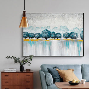 100% Hand Painted Abstract View Art Oil Painting On Canvas Wall Art Frameless Picture Decoration For Living Room Home Decor Gift