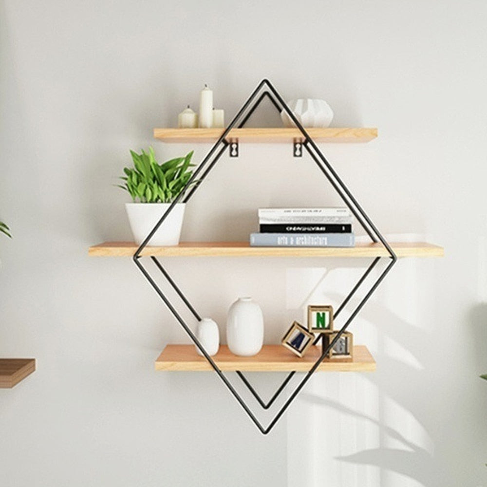 Wooden Wall Shelf Organizer Rack, Shelves Wall Books Organizers