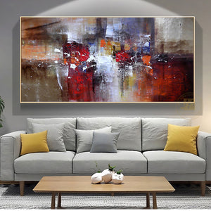 Abstract Modern large canvas wall art huge handmade oil painting decorative canvas paintings for home decor office decoration - SallyHomey Life's Beautiful