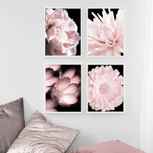 Load image into Gallery viewer, Pink Petal Dahlia Daisy Rose Nature Plant Nordic Posters And Prints Wall Art Canvas Painting Pictures For Home Design Bedroom - SallyHomey Life&#39;s Beautiful