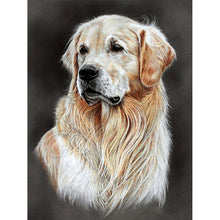 Load image into Gallery viewer, DIY 5D Diamond Painting Dog Animal Full Drill Round Diamond Embroidery Cross Stitch Kits Mosaic Rhinestones Art Wall Decor