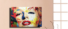 Load image into Gallery viewer, 🔥Free shipping 100% Handpainted pop art oil painting on canvas Celebrity portrait painting - SallyHomey Life&#39;s Beautiful