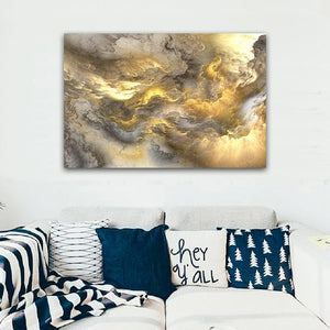 Large Size Canvas Print Painting Abstract Wall Art Modern Wall Painting Cloud for Living Room Home Decor Posters - SallyHomey Life's Beautiful