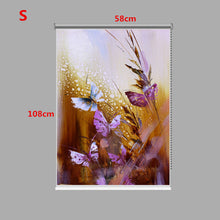 Load image into Gallery viewer, 🔥Butterfly Roller Shutters Painting PAG Roller Blind Background Wall Decor Window Drawing Curtain - SallyHomey Life&#39;s Beautiful