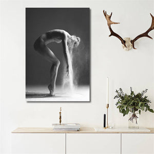 Nordic Dancing Girl Canvas Oil Printed Paintings Home Wall Poster Decor Unframed Decorations - SallyHomey Life's Beautiful