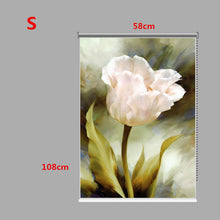 Load image into Gallery viewer, PAG Tulip Wall Decor Window Curtain Roller Shutters Flower Print Painting Roller Blind Background - SallyHomey Life&#39;s Beautiful
