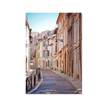 Load image into Gallery viewer, Venice France New York House Architecture Retro Poster Wall Art Canvas Print Building Landscape Picture Painting Nordic Decor - SallyHomey Life&#39;s Beautiful