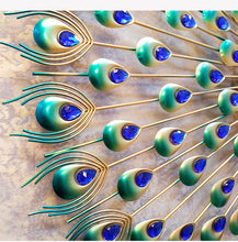 Load image into Gallery viewer, Large Peacock  Digital Wall Clocks - SallyHomey Life&#39;s Beautiful