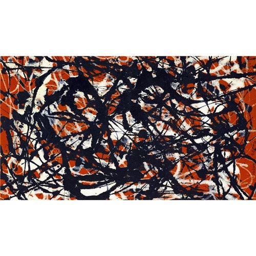 Handmade Jackson Pollock Abstract Oil Painting Wall Art Canvas Oil Painting Color Modern Art Painting Wall Pictures