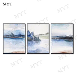3 PCS 1 Set Hand-painted High Quality Modern Abstract Oil Painting on Canvas Abstract Oil Painting for Living Room Decoration