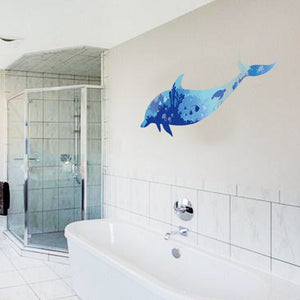 3D waterproof bathroom wall stickers home decoration large wall pictures for living room - SallyHomey Life's Beautiful