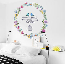 Load image into Gallery viewer, Adhesive 3d colorful wall stickers home decor removable wall pictures for living room girls bedroom wall decals - SallyHomey Life&#39;s Beautiful