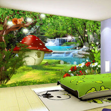 Load image into Gallery viewer, Custom Mural Wallpaper Waterproof Papel De Parede 3D Kids Room Baby Bedroom Background Wall Green Forest Picture Decor Painting - SallyHomey Life&#39;s Beautiful