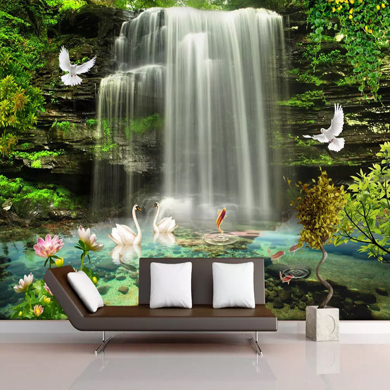 Custom 3D Photo Wallpaper Pictures Beautiful Waterfall Large Murals Wall Papers Home Decor Living Room Bedroom Papel De Parede - SallyHomey Life's Beautiful