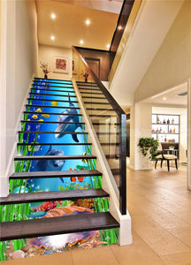 3D Dolphin Stair decor   13Pcs/set - SallyHomey Life's Beautiful
