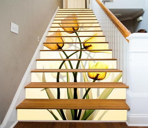 3D Tulip decoration Stair decor  13 Pcs/set - SallyHomey Life's Beautiful