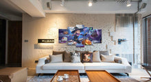 Load image into Gallery viewer, 5 Panel Halloween Goddess Animation Canvas Printed Painting - SallyHomey Life&#39;s Beautiful